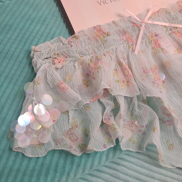 SOLD Ebay Rare ✨️ Victoria's Secret Y2K Dream Angels 100% Silk Sequin Panty Sm - Picture 4 of 10